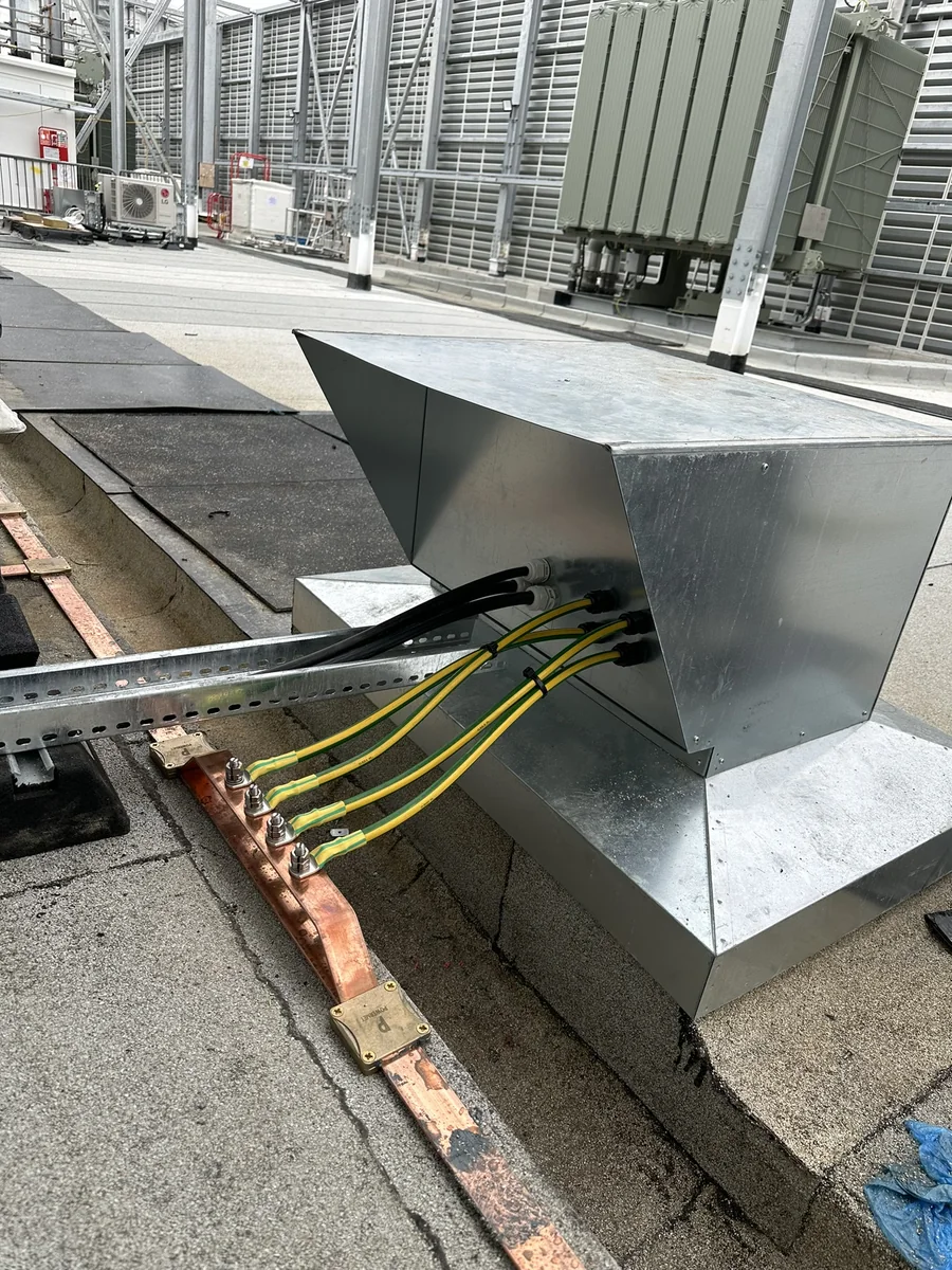 Equipment bonding at a substation