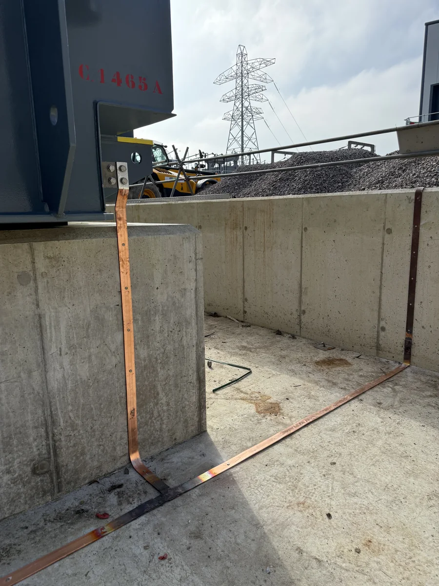 External copper bonding installation